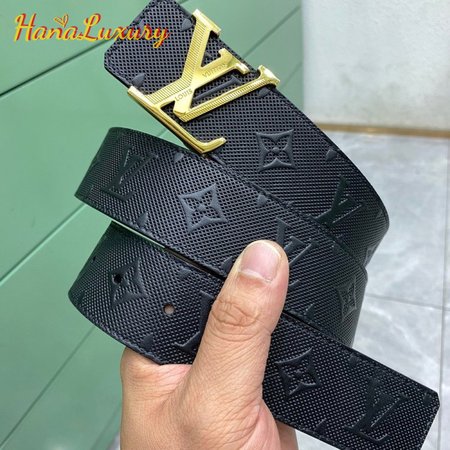 Black Two-Sided Belt 4.0cm