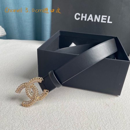 Chanel Black Belt