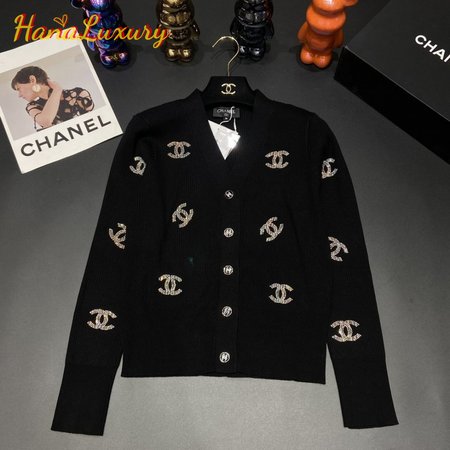 Chanel V-Neck Cardigan Sweater