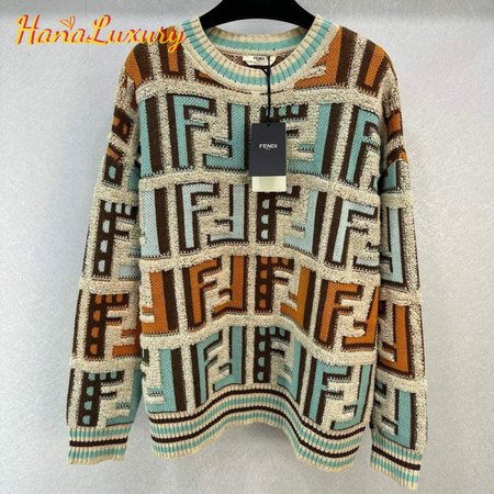 Fendi V-Neck Cardigan Sweater