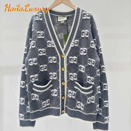 Gucci V-Neck Cardigan Sweater