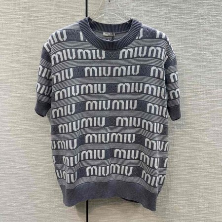 Miu Miu Knitted Short Sleeve