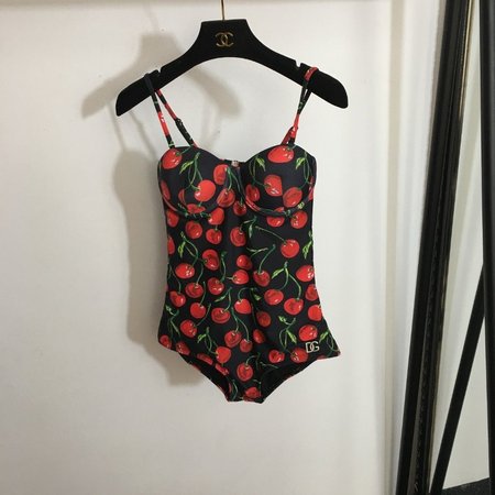 Dolce & Gabbana Cherry One-Piece Swimsuit