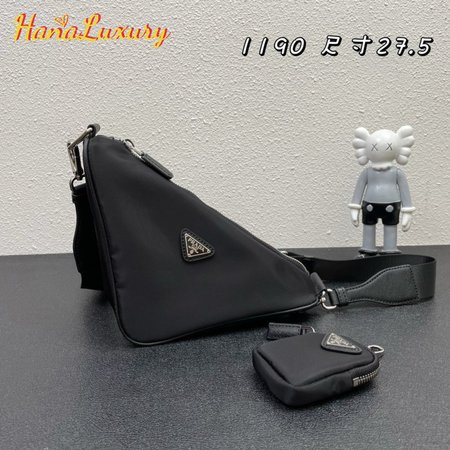 Prada Triangle Leather Bag