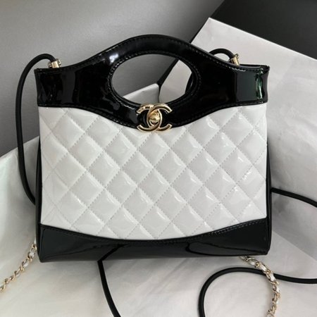 Chanel 31 Mini Tote Bag Patent Calfskin