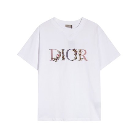 Dior Floral Logo T-shirt Men's White