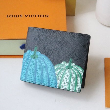 slender wallet pumpkin print