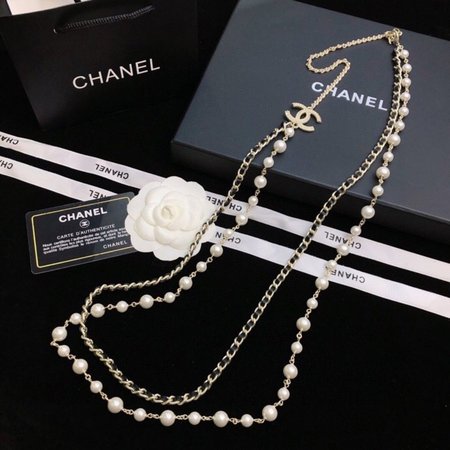 Chanel Pearl CC Necklace