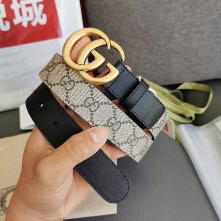 Gucci Beige GG Belt