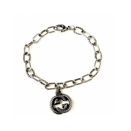 Gucci Twisted G Bracelet in Sterling Silver