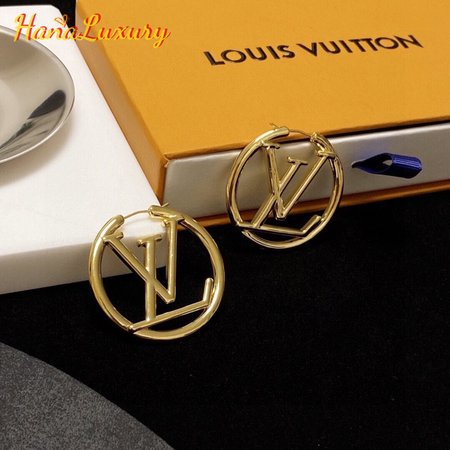 louise hoop earrings gold