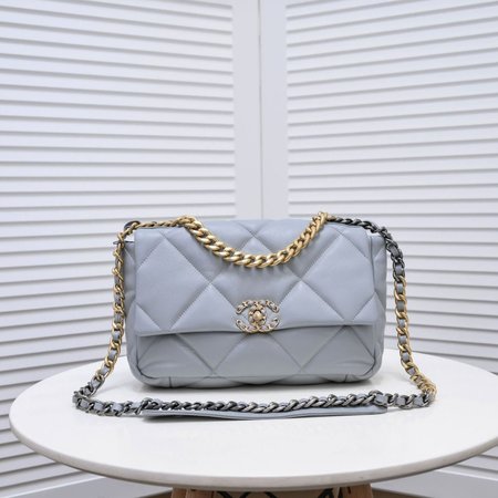 Chanel 19 Flap Bag Quilted Lambskin