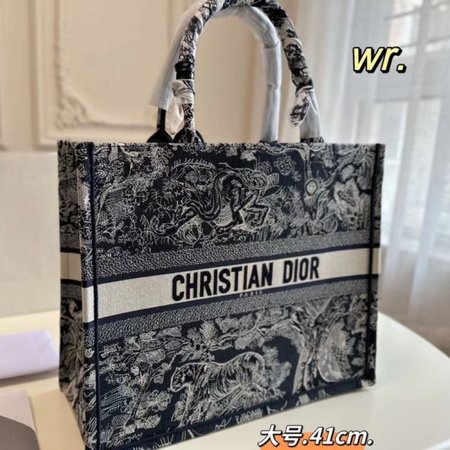 Large Dior Book Tote