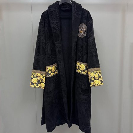 Versace Baroque Cotton Terry Bathrobe