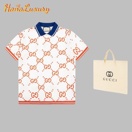 Gucci Baby GG Cotton Polo Shirt