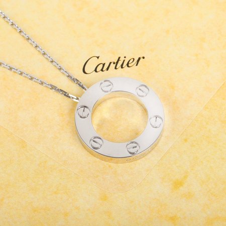 Cartier Love Necklace - 18k White Gold