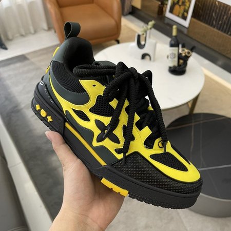 Skate Sneaker Yellow Casual Shoes