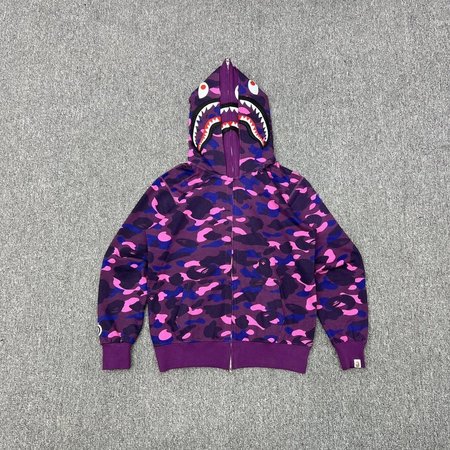 Bape Hoodie Shark Camo Print