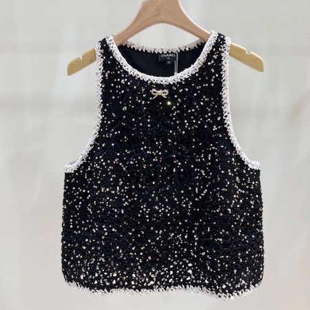 Chanel Retro Sequined Tank Top