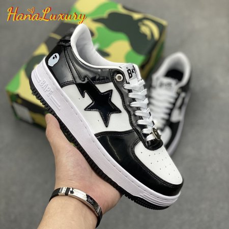 BAPE Bapesta Black Size 36-45