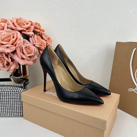 Christian Louboutin Black Leather Pumps