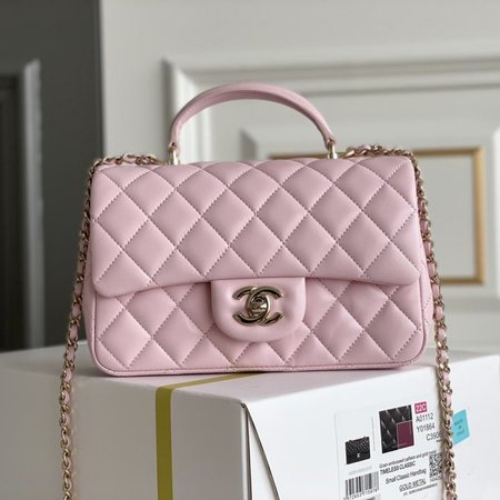 Chanel 22P Light Pink Caviar Coco Handle Bag