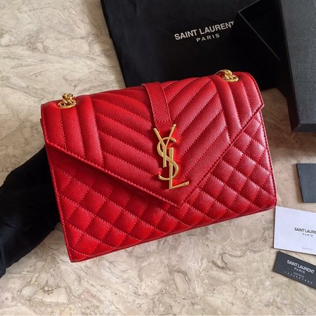 YSL Envelope 392739 Red