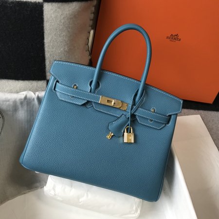 Hermes Birkin Blue