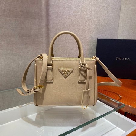 Prada Galleria Saffiano Leather Mini-Bag Yellow 1BA906