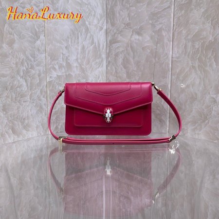 Bvlgari Serpenti Forever East-West Shoulder Bag Red 292525