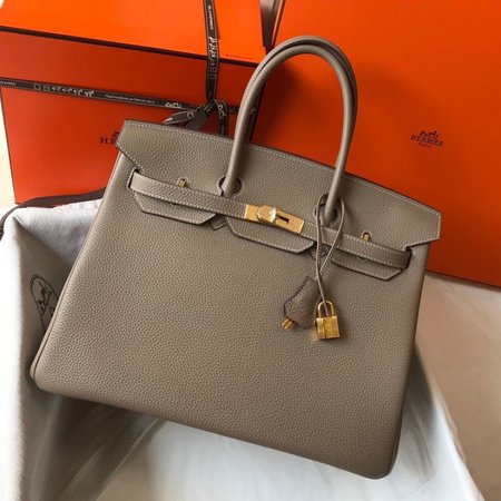 Hermes Birkin 30 Etoupe Togo Birkin Gold Taupe Bag