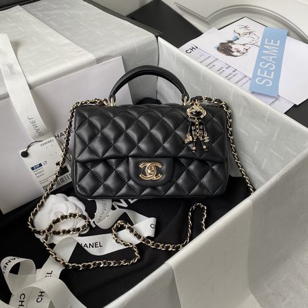 Chanel Mini CF Handle AS243?1 Black