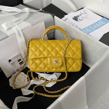 Chanel Mini CF Handle AS243?1 Yellow