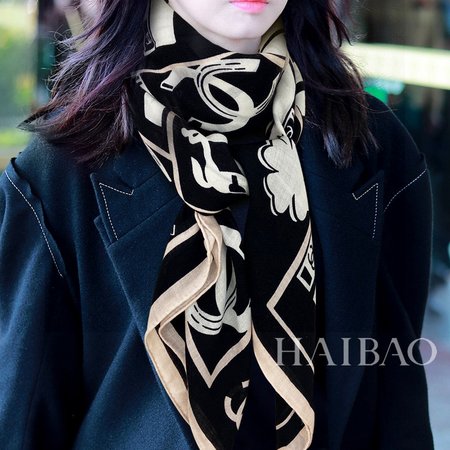 Chanel Cashmere Square Scarf