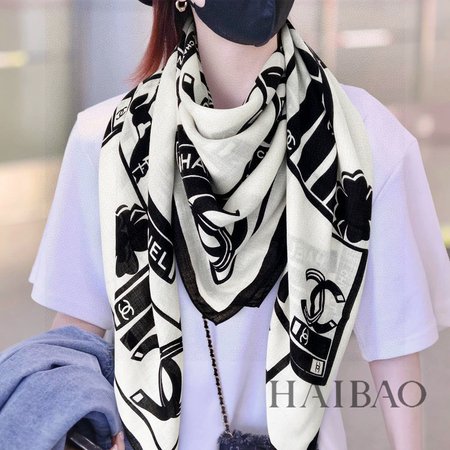 Chanel Cashmere Square Scarf