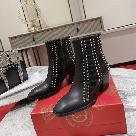 Christian Louboutin Studded Ankle Boots