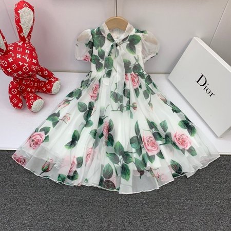 Dior Kid's Floral Dress