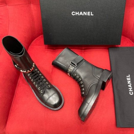 Chanel Ankle Boots Black 35-40