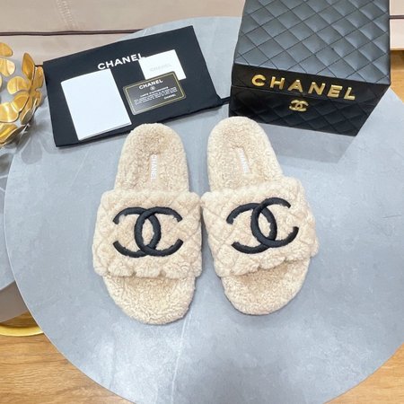 Chanel Lambswool Slippers 35-40