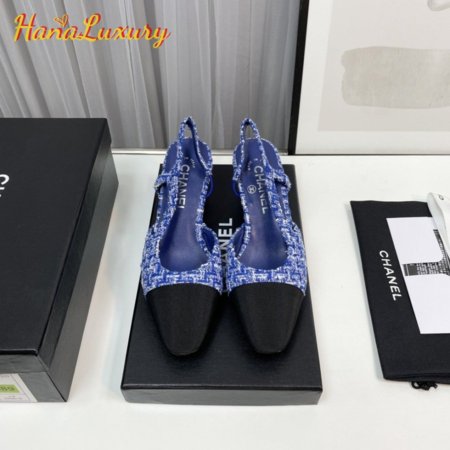 Chanel Slingbacks Blue 35-39