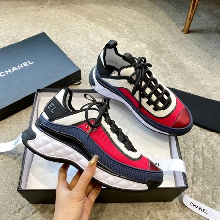 Chanel Sneakers Dark Red/Dark Blue/Ivory 35-46