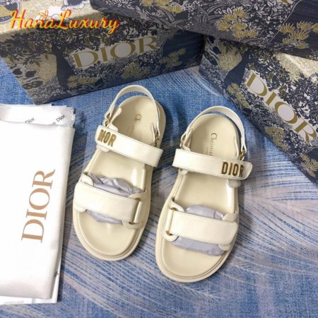 Dioract Sandal White Lambskin 35-40