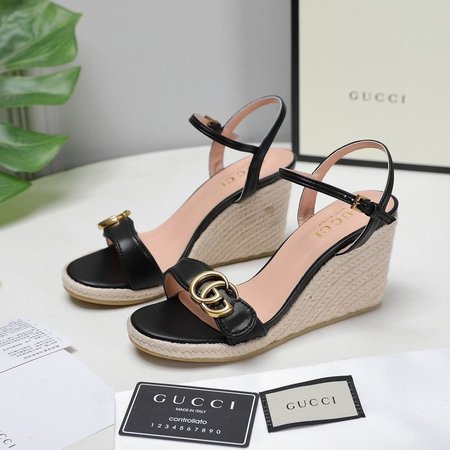 Gucci Leather Platform Espadrille 35-41